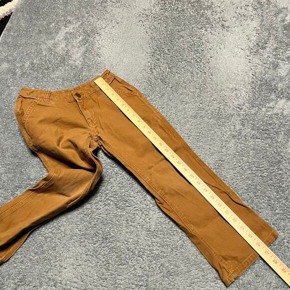 Carhartt Pants Kids Youth 8 Tan Light Brown Workwear Carpenter - Picture 7 of 7